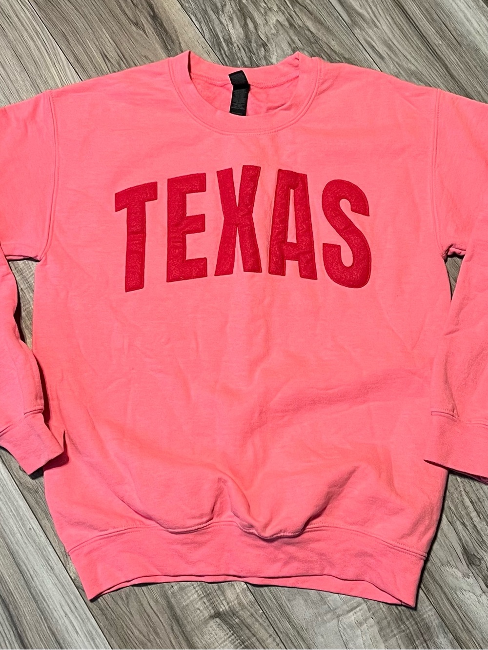 Pink Texas Crewneck Sweatshirt